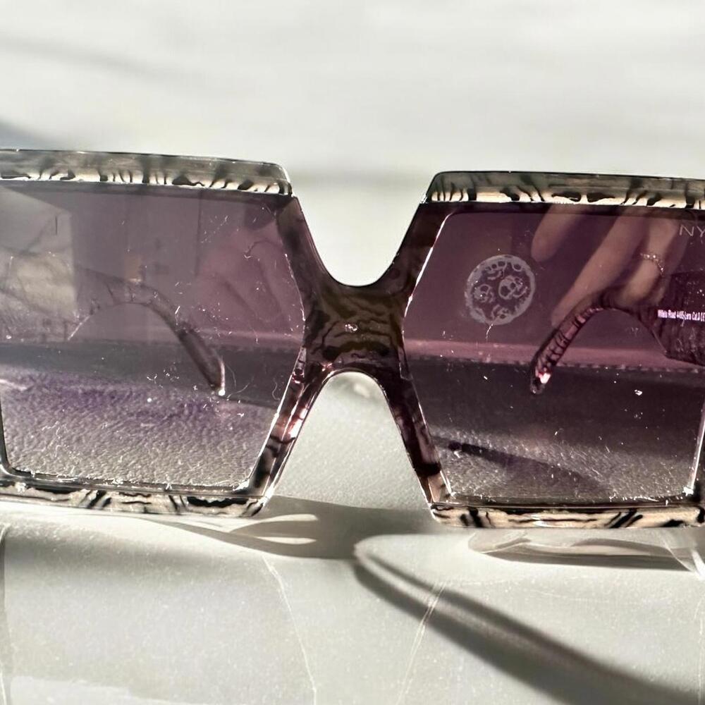 Black Statement Sunglasses - image 2